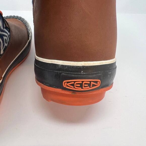 Keen Women's Elsa Lined Winter Boots Size 6.5 Brown Leather - Picture 9 of 15